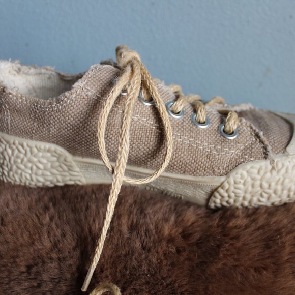 Rebels Country Women's Tan Jute Up Lace Sneaker - Picture 3 of 11